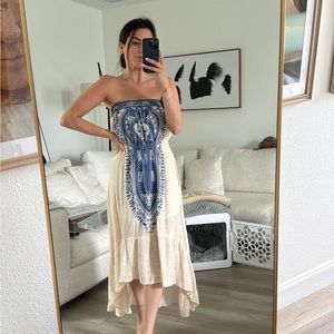 Beautiful Hi-Lo Strapless Dress